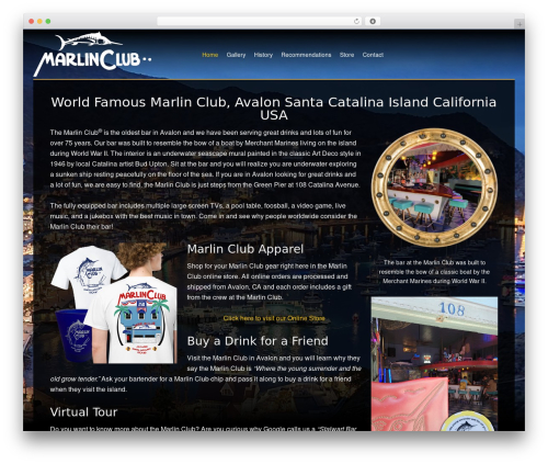 Equilibre WordPress theme - marlinclub.com