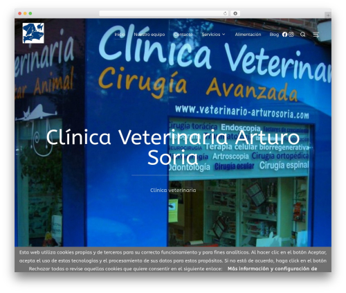 Inspiro WordPress theme - veterinario-arturosoria.es
