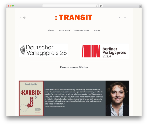 Printpress theme WordPress - transit-verlag.de Printpress theme WordPress - transit-verlag.de