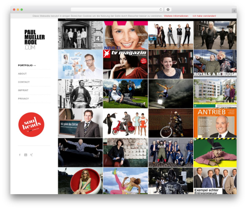 Raw theme WordPress - paulmuellerrode.com