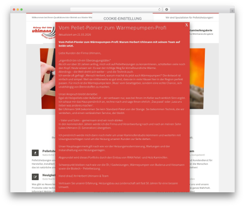 Robust WordPress theme - pelletsfeuerung.de