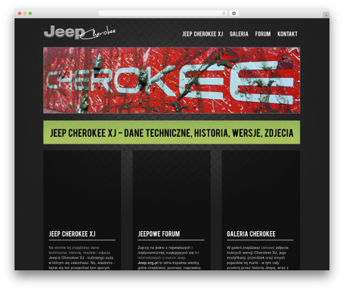 Smallfolio WordPress website theme - jeep-cherokee.pl