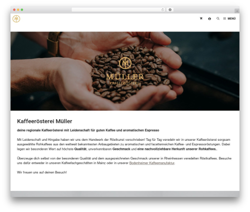 B2b market WordPress plugin - mueller-kaffee.com