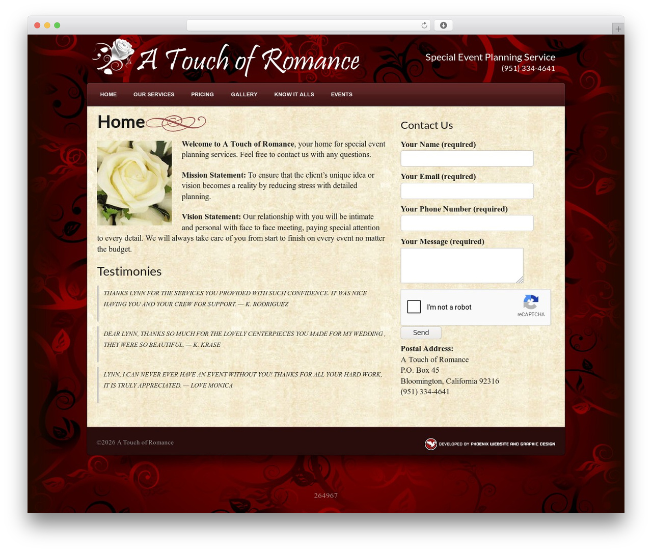 WordPress theme Complexity - partyplans4you.com