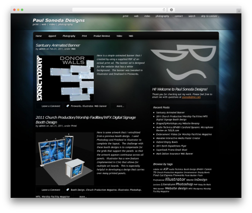 WordPress theme Pixel - paulsonoda.com/blog