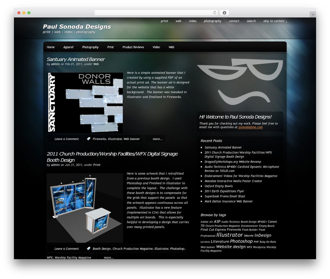 WordPress theme Pixel - paulsonoda.com/blog