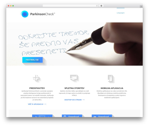 WP template Avada - parkinsoncheck.net