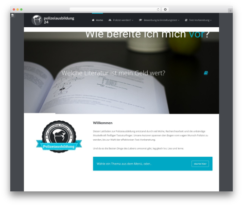 Basix WordPress theme - polizeiausbildung24.de