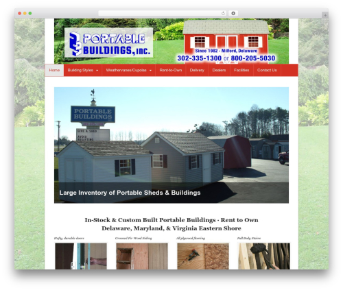 Et shortcodes WordPress plugin - portablebuildingsinc.com