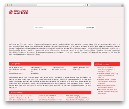 generic-site WordPress theme - annuaires-immobiliers.com