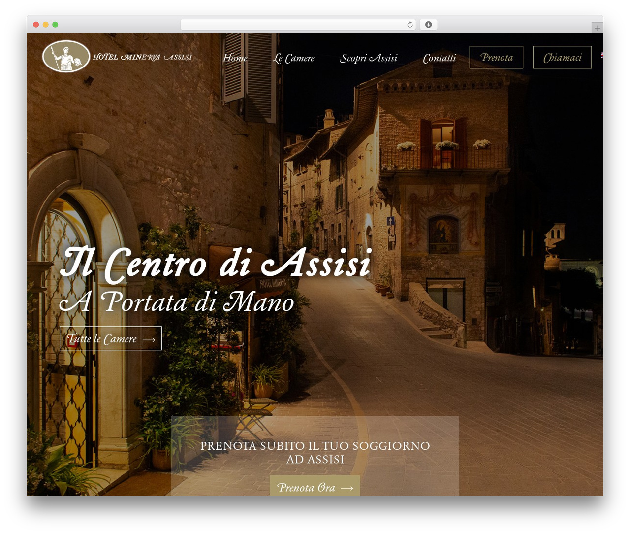 Generic WordPress theme - hotelminervaassisi.com