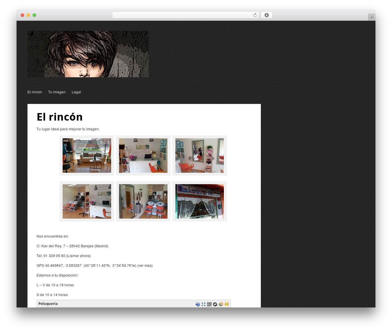 Gridly WordPress theme - peluqueriaenbarajas.com
