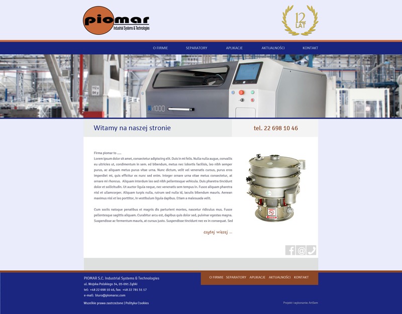 Piomar WordPress theme Piomar WordPress theme