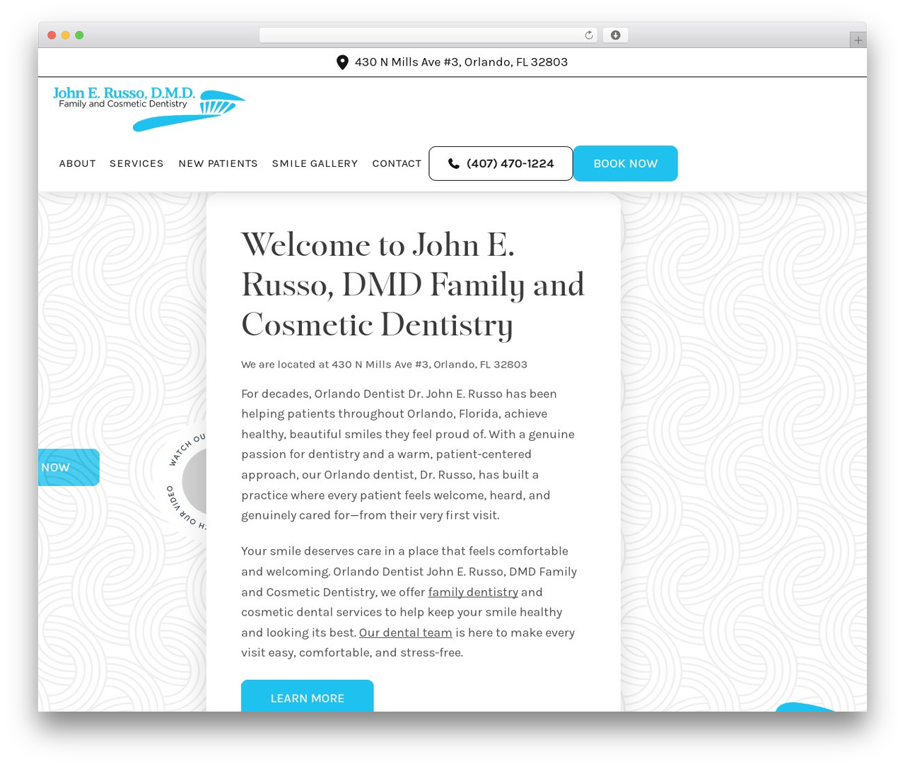 Pro top WordPress theme - drjohnrusso.com