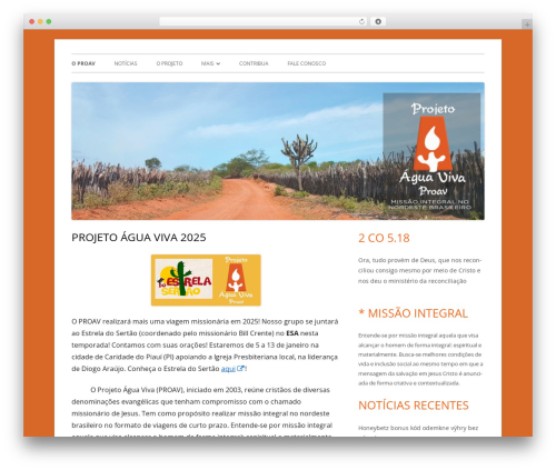 Theme WordPress Tiny Framework - projetoaguaviva.com.br/site