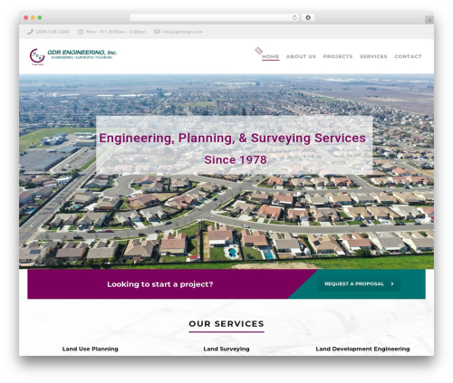Theme WordPress Structure - gdrengineering.com