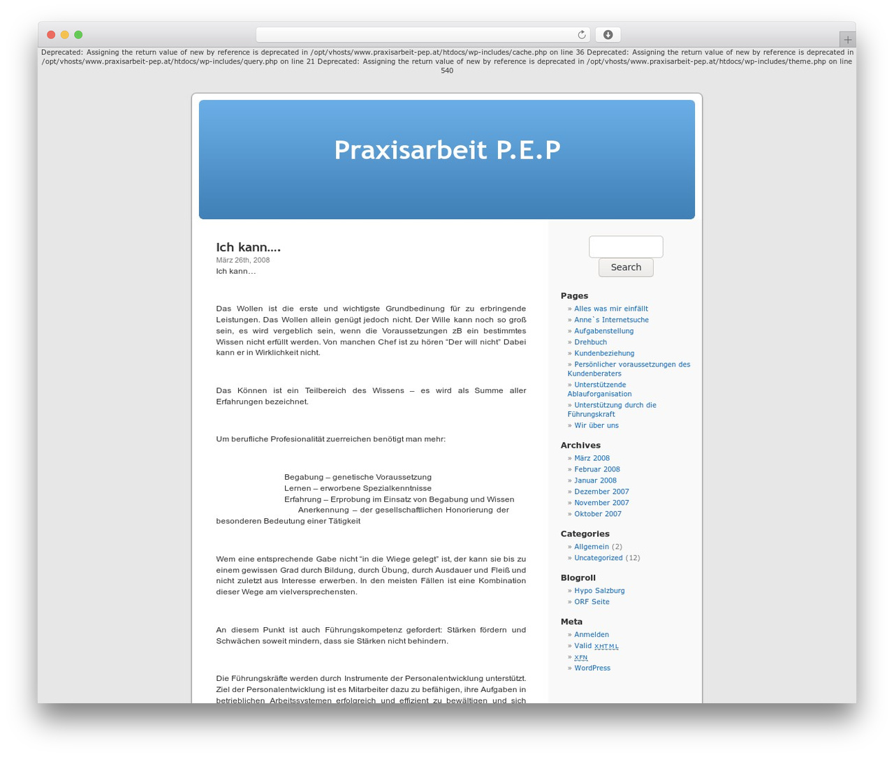 WordPress Default WordPress theme - praxisarbeit-pep.at WordPress Default WordPress theme - praxisarbeit-pep.at