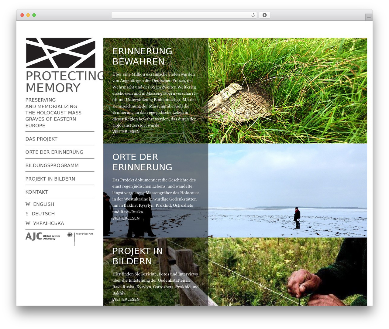 WordPress theme AJC Protecting Memory Wordpress Theme - protecting-memory.org/de WordPress theme AJC Protecting Memory Wordpress Theme - protecting-memory.org/de