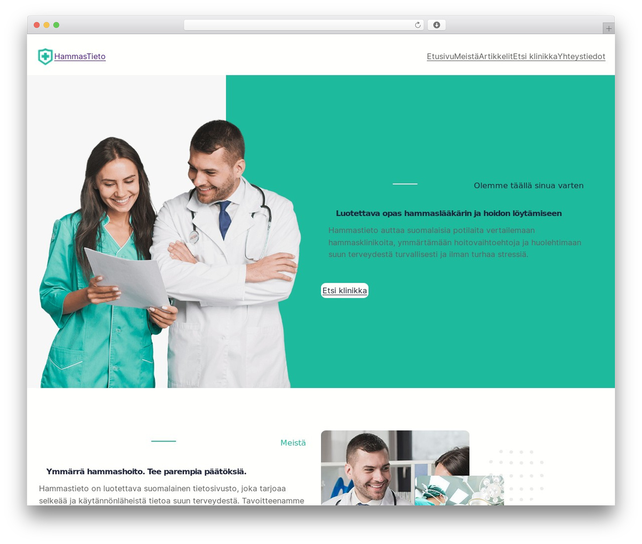 WordPress theme Blockskit Base - hammastieto.fi