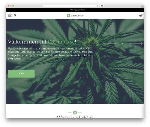 WordPress theme CBDBuds - cbdbuds.se