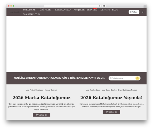 WordPress theme İnweb - Theme V-2 - www.leta.com.tr