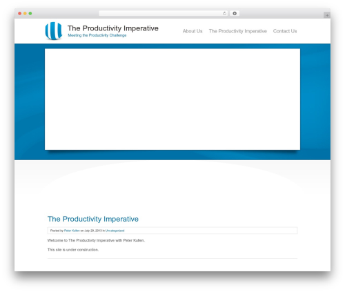 WordPress theme Wolfram - productivityimperative.com