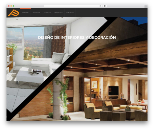 Arctic WordPress theme - proyectotres.com.mx