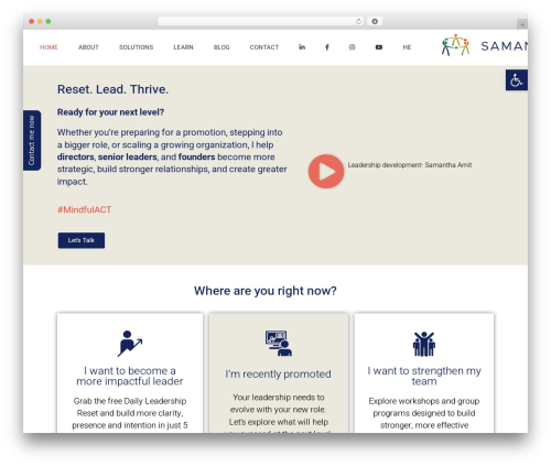 Buzz theme WordPress - ask-your-coach.com