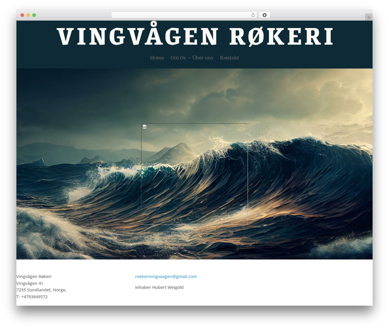 Divi WordPress theme - vingvaagen-roekeri.com