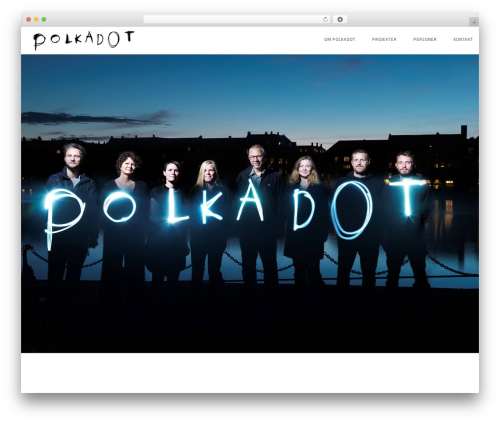 Eight Degree WordPress theme - polkadot.dk