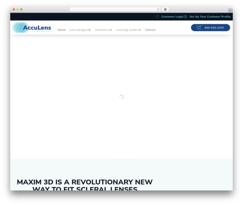 Hello Elementor WordPress theme - acculens.com