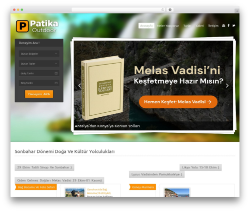 Midway WordPress theme - patikatour.com