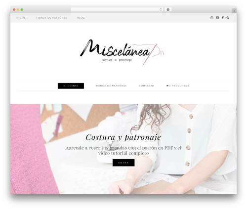 Minimalism Theme WordPress theme - miscelaneadiy.com
