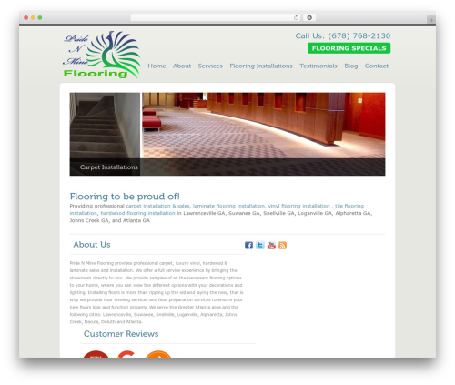 SimpleFolio WordPress ecommerce theme - pridenmine.com
