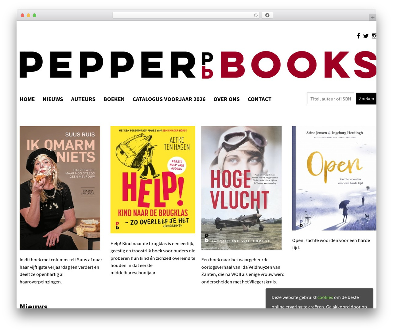 Theme WordPress theme - pepperbooks.nl