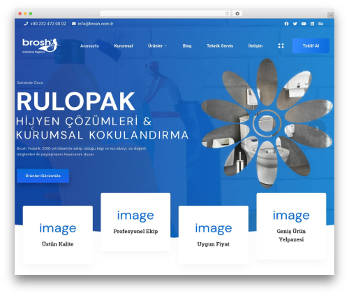 Waretech top WordPress theme - brosh.com.tr