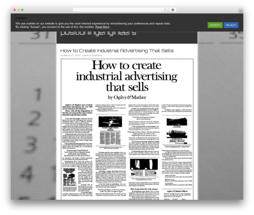 WordPress theme Catalyst - positioningengineers.com