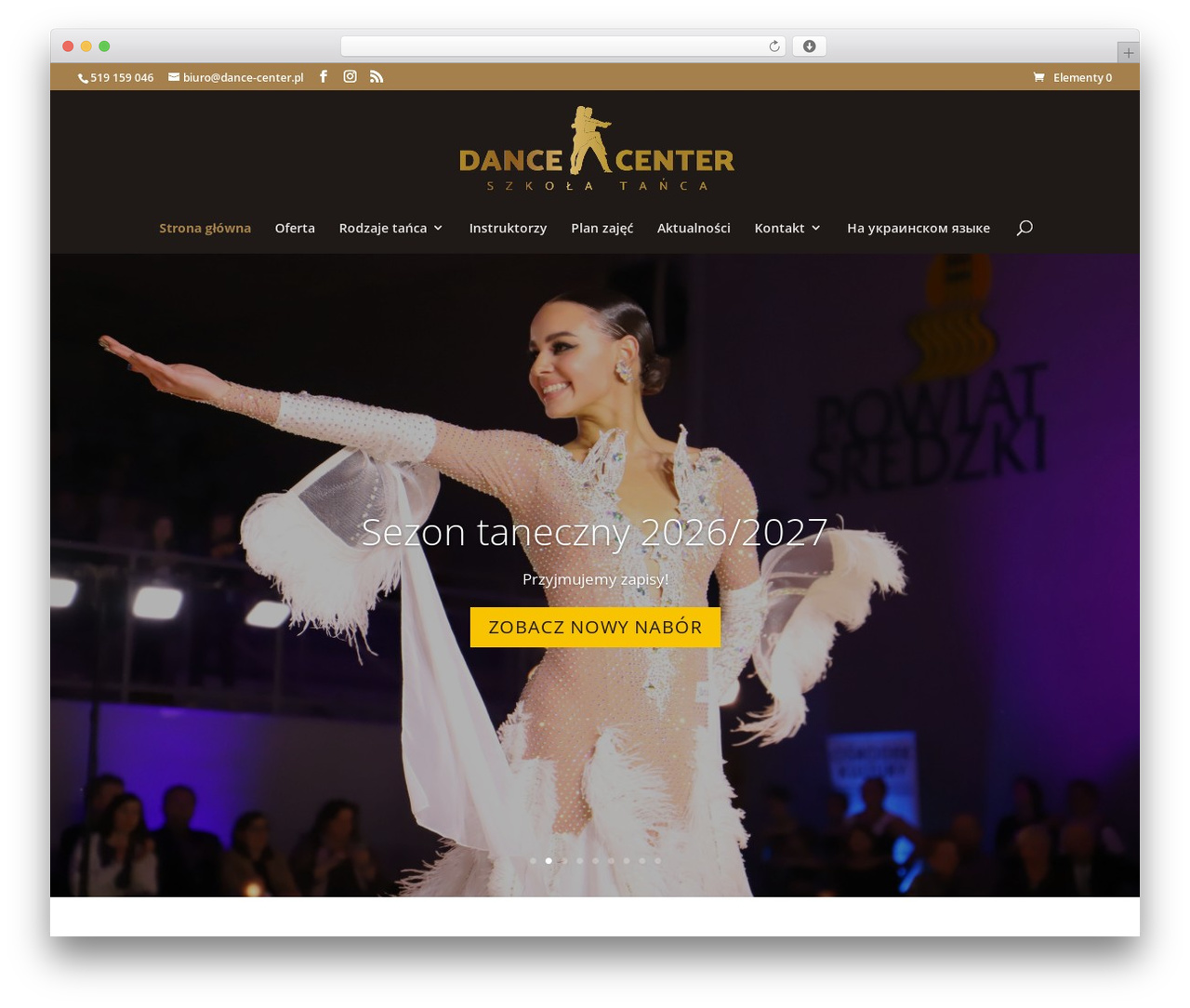WordPress theme Divi - dance-center.pl WordPress theme Divi - dance-center.pl