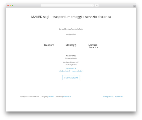 Simple Cookie Notice (simple-cookie-notice) free WordPress plugin - maked.ch