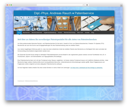 WordPress theme Expound - patentseite.de