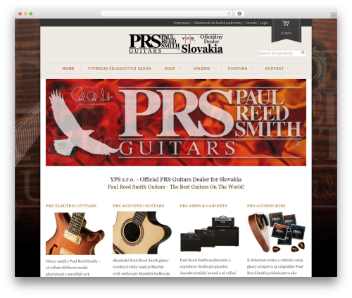 WordPress theme Maya Shop - prs.sk