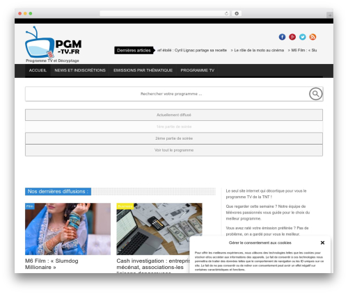 WordPress theme pgm-tv - pgm-tv.fr