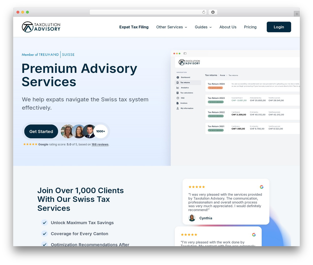 WordPress theme Taxolution - www.taxolution.ch