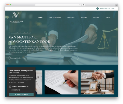 WordPress theme webmix - montfortadvocaten.nl