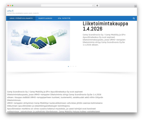 Best WordPress theme Accesspress Basic Pro - urho.fi