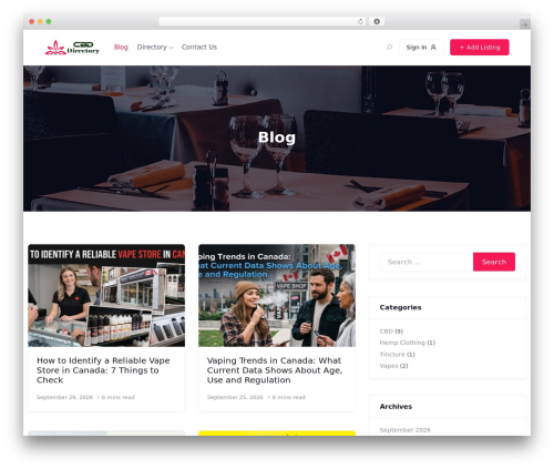 Directorist pricing plans WordPress plugin - cbdhempstore.org