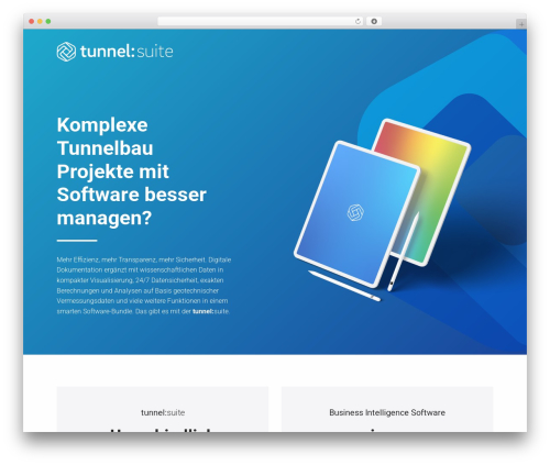 Canvas WP theme - tunnelsuite.com