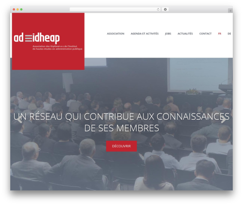 cherry top WordPress theme - adidheap.ch