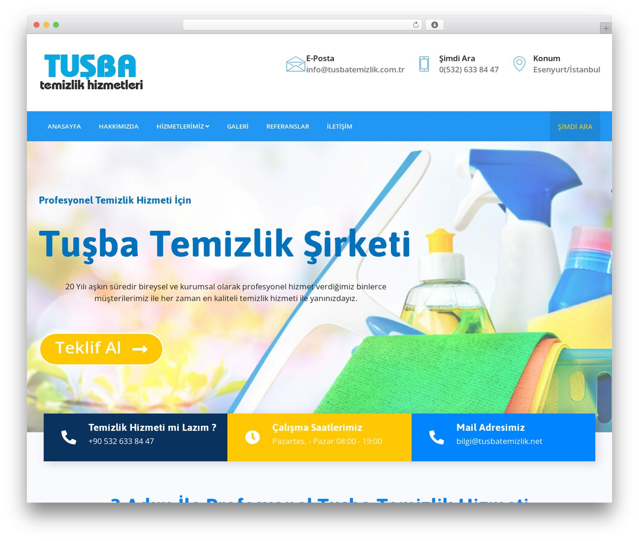 Crane WordPress theme - tusbatemizlik.net