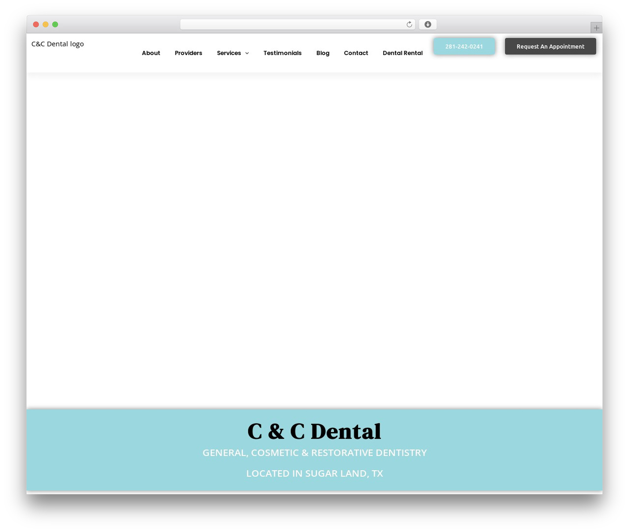 Creativo Theme WordPress theme - candcdental.com